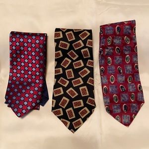 Three designer tie bundle